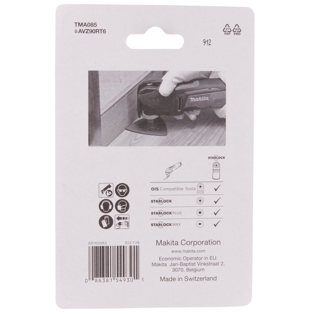 Makita Schleifplatte, 90 mm Deltoid, TMA085 #B-69814