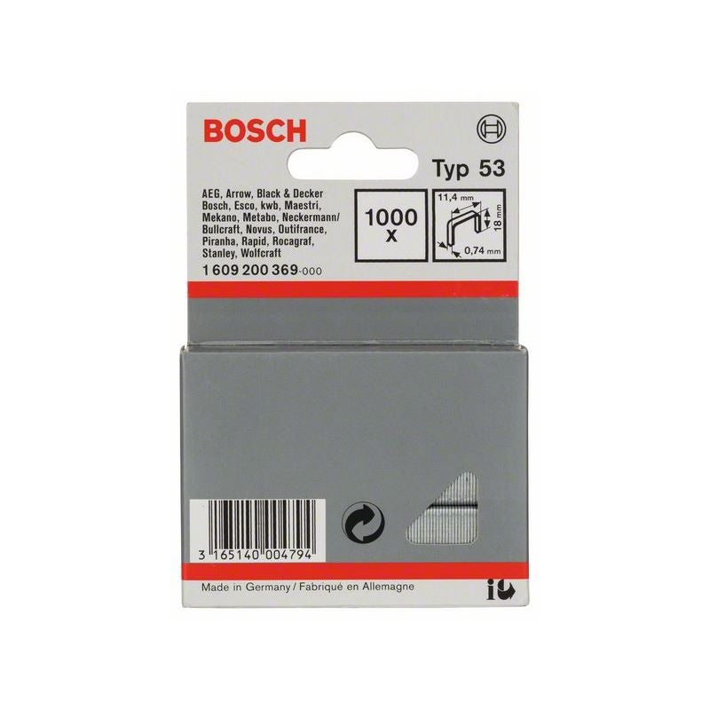 Bosch Feindrahtklammern, Typ 53/18 #1609200369