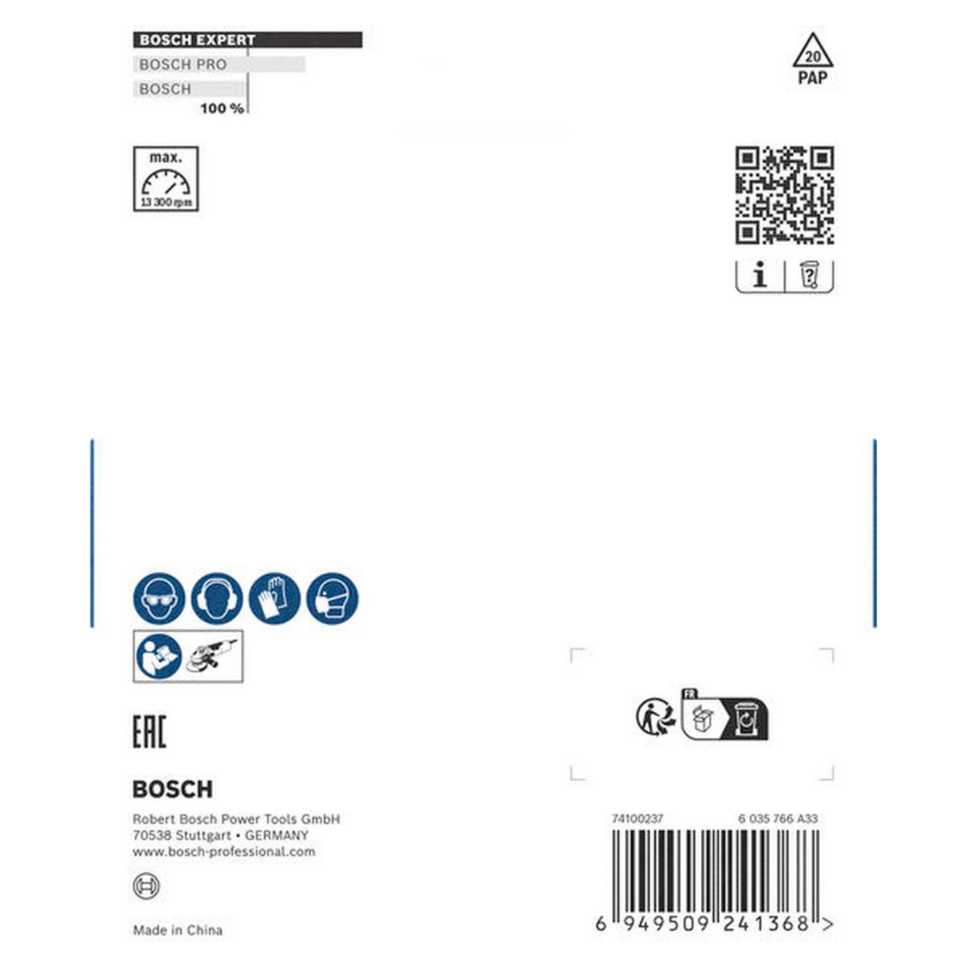Bosch EXPERT Multi Material Carbide-Topfscheibe fein, flach, X-LOCK, 115 mm, 22,23 mm #2608901686