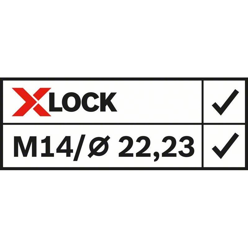 Bosch PRO Metal X-Lock Schleifscheibe, 115 x 6 x 22.23 mm, oSa #2608619258
