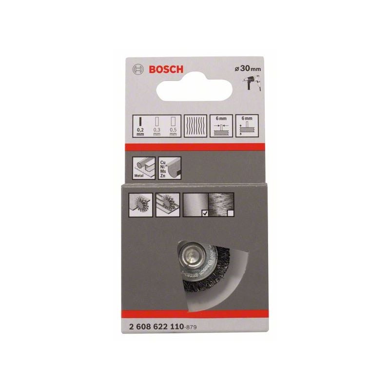 Bosch PRO Metal clean Scheibenbürste, gerader Schaft, 30 x 0,2 mm #2608622110