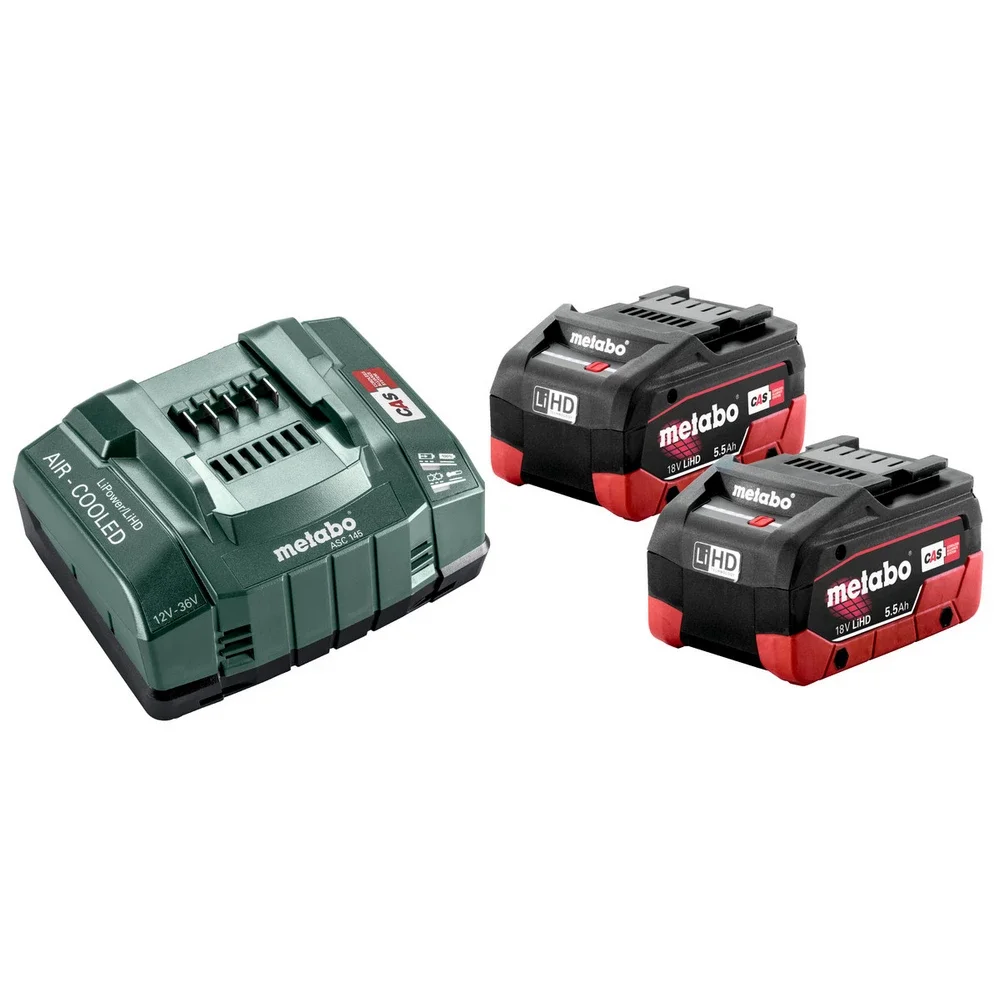 Metabo Basic-Set 2 x LiHD 5,5 Ah
