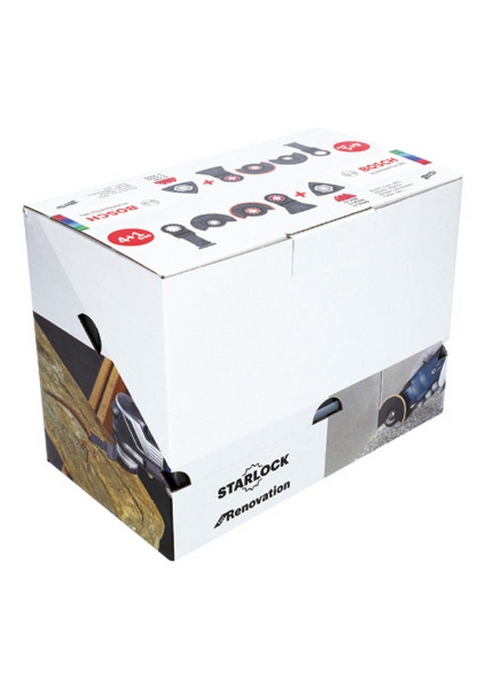 Bosch Starlock Set für Renovierungsarbeiten, Expert for Wood Schleifblatt #2608664624