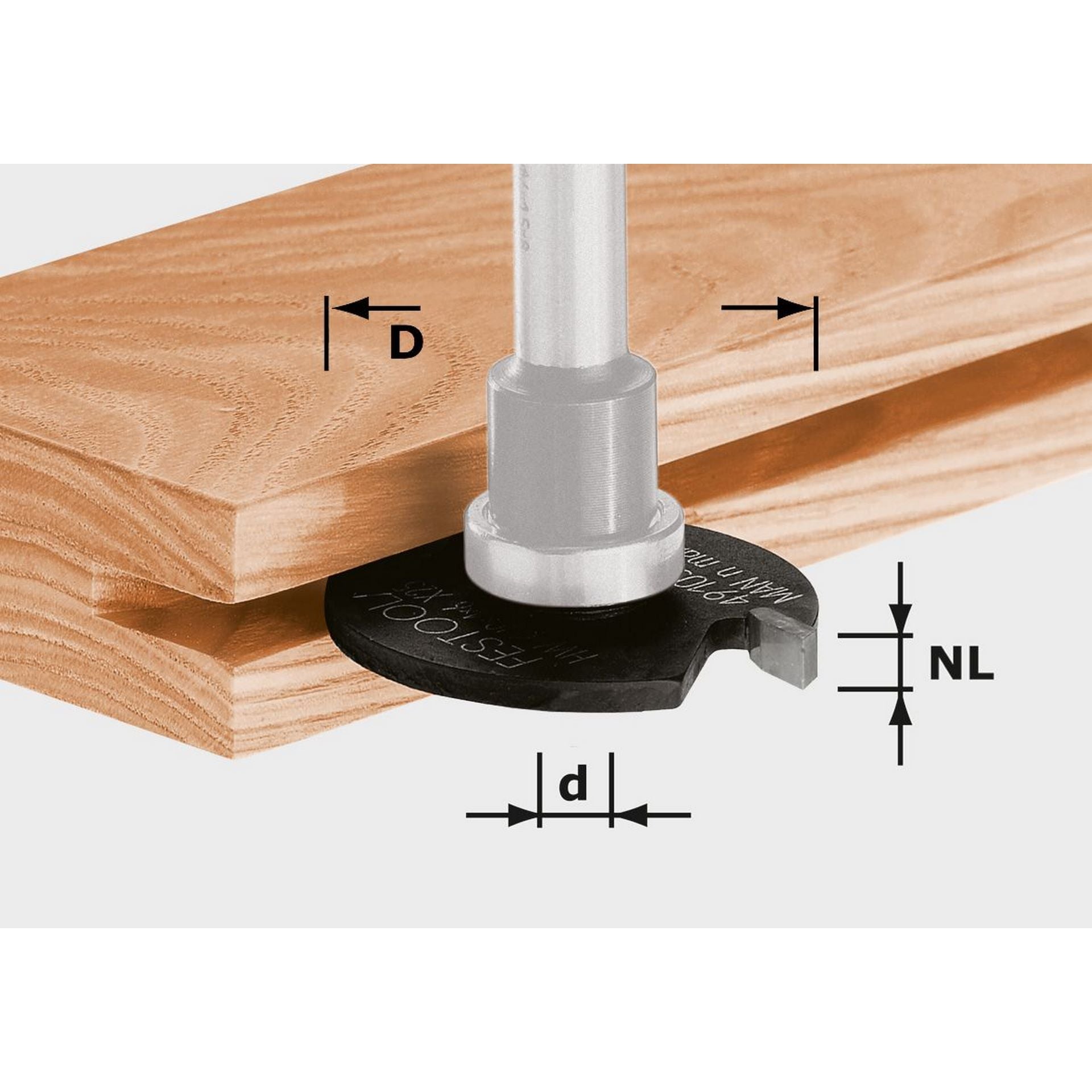 Festool Scheibennutfräser HW D40x2,5 #491056