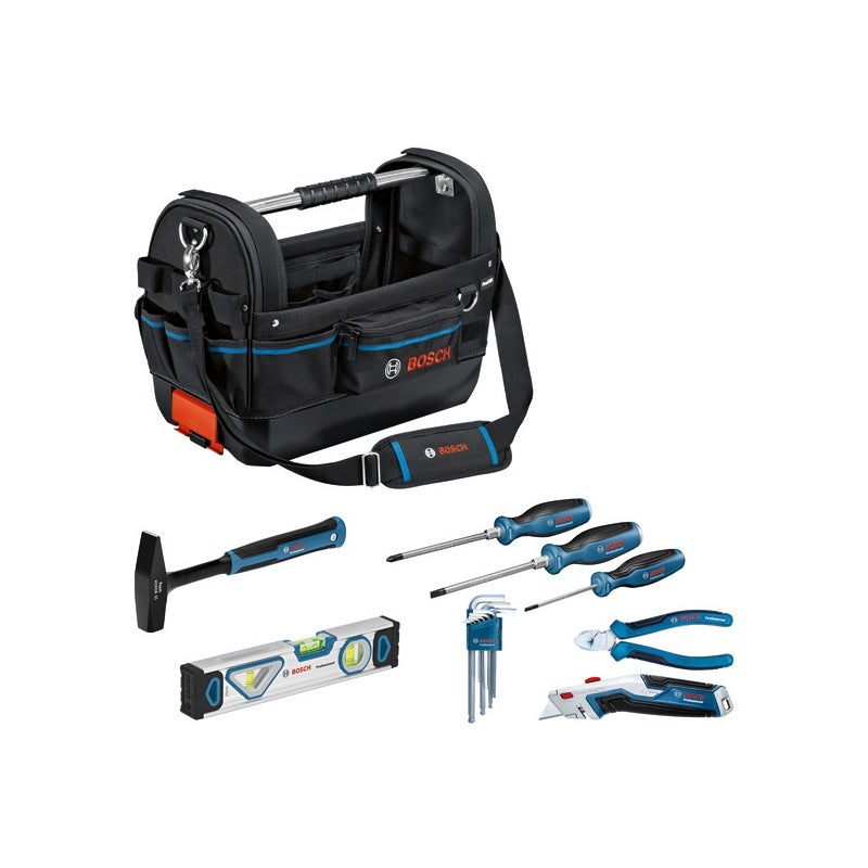 Bosch GWT 20 und Handwerkzeug-Set, 17-teilig #1600A02H5B