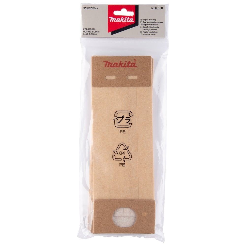 Makita Papierstaubsäcke 5 Stk. #193293-7