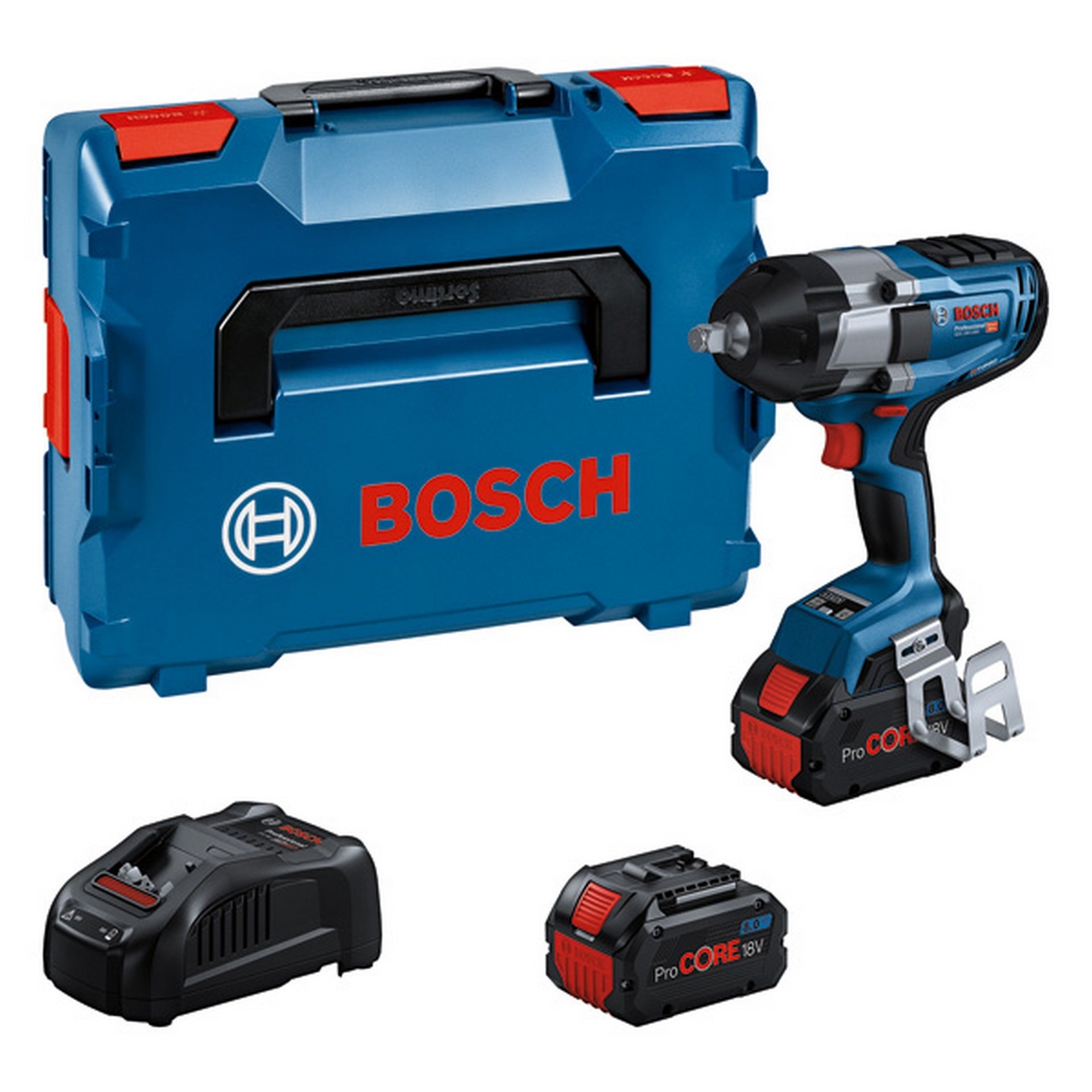 Bosch Akku-Drehschlagschrauber GDS 18V-1000, 2 x Akku ProCORE18V 8.0Ah in L-BOXX #06019J8302
