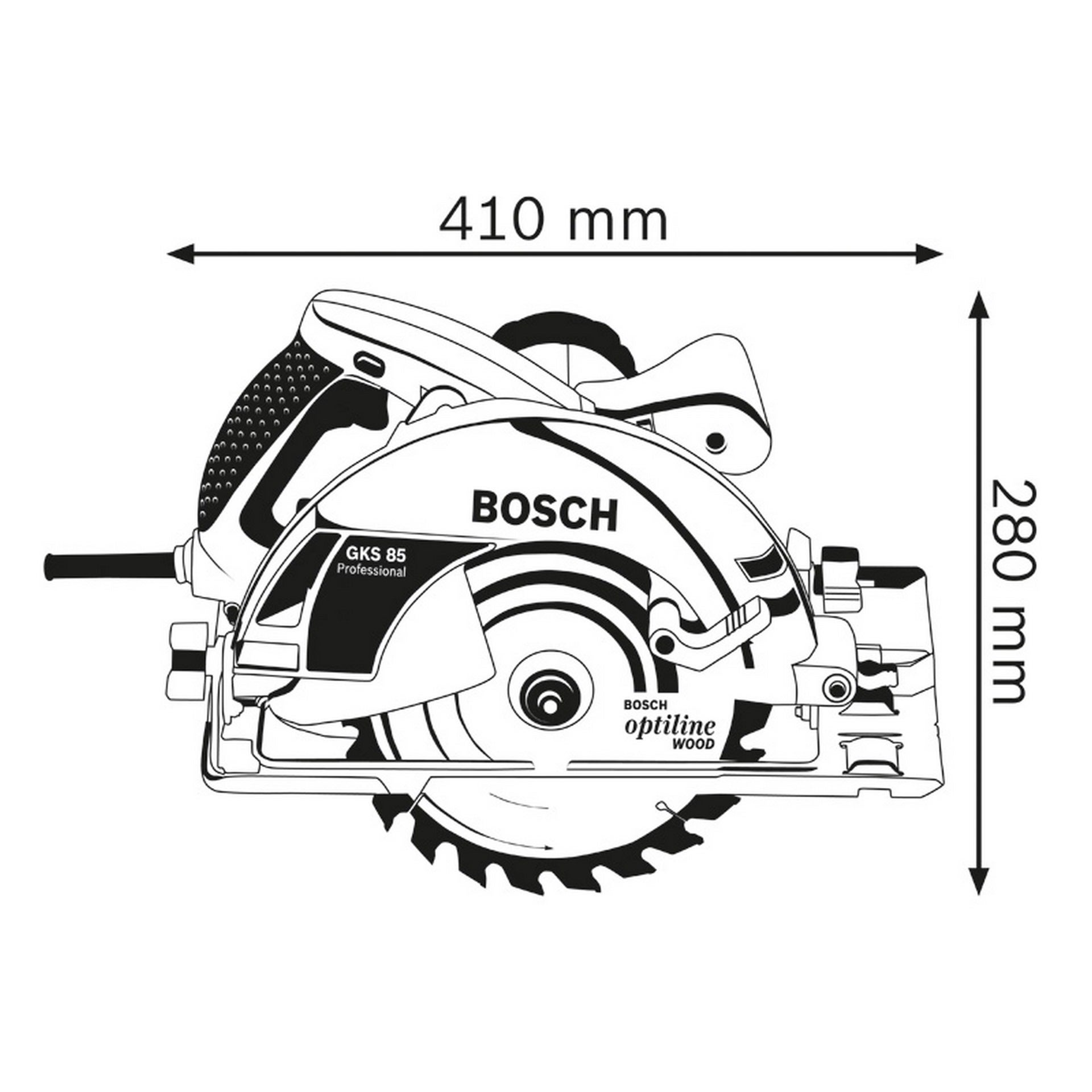 Bosch Handkreissäge GKS 85 #060157A000