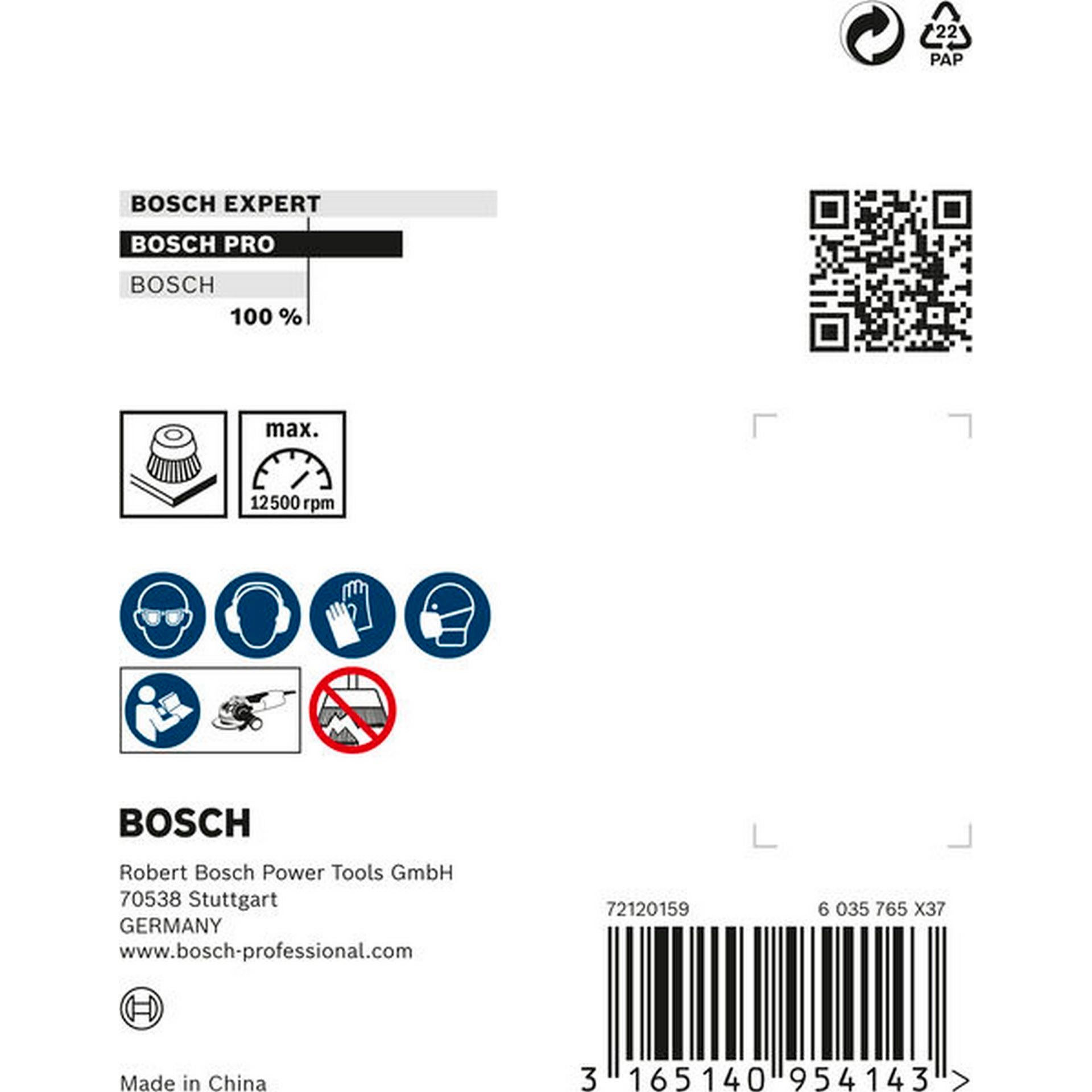 Bosch PRO Stainless Steel clean X-Lock Topfbürste, 75 x 0,3 mm #2608620728
