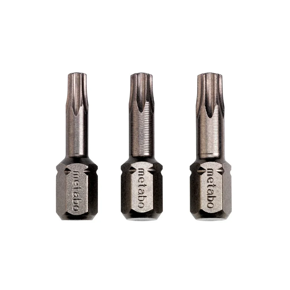 Metabo 3Bits für Torx-SchraubenT15/20/25Torsion