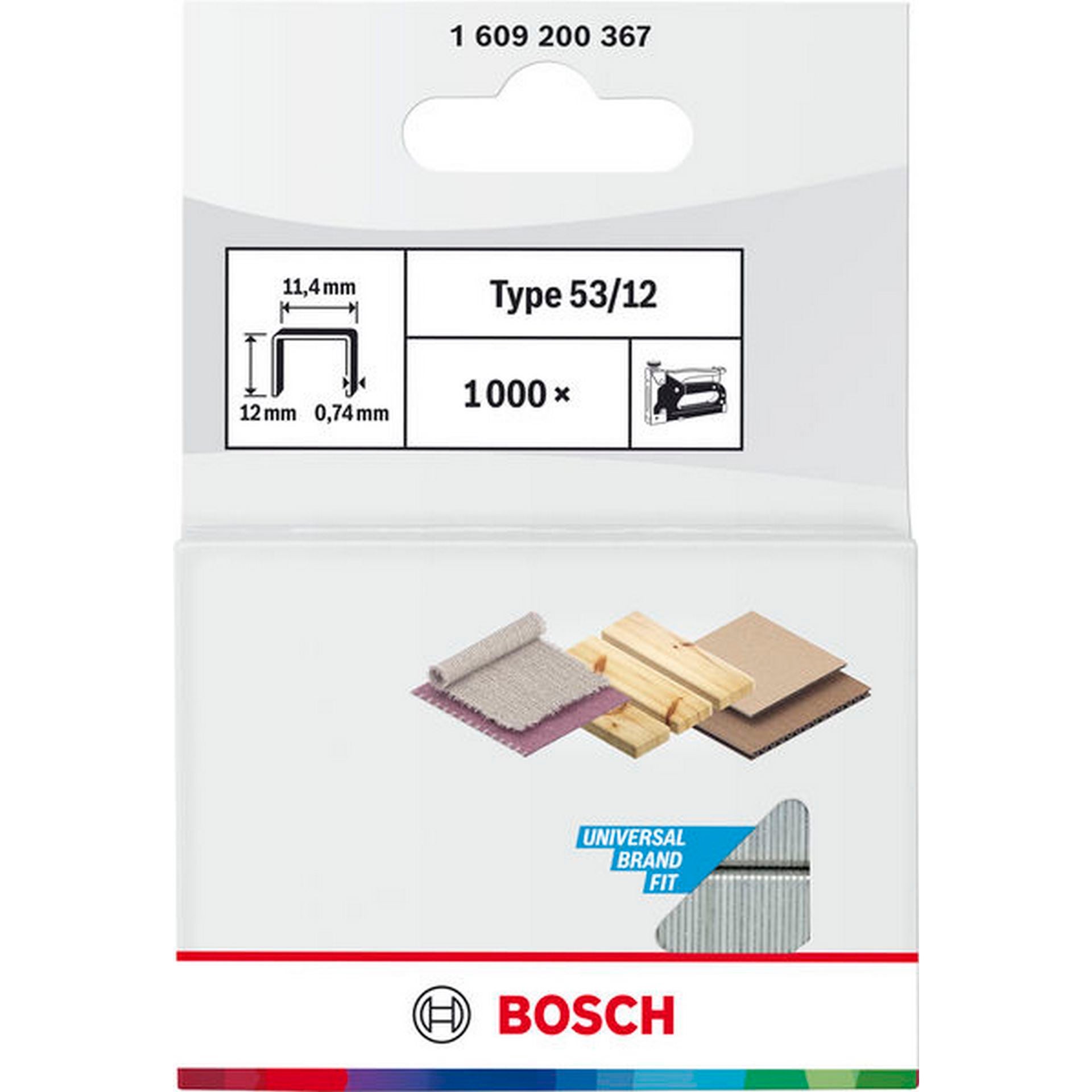 Bosch Feindrahtklammern, Typ 53/12 #1609200367