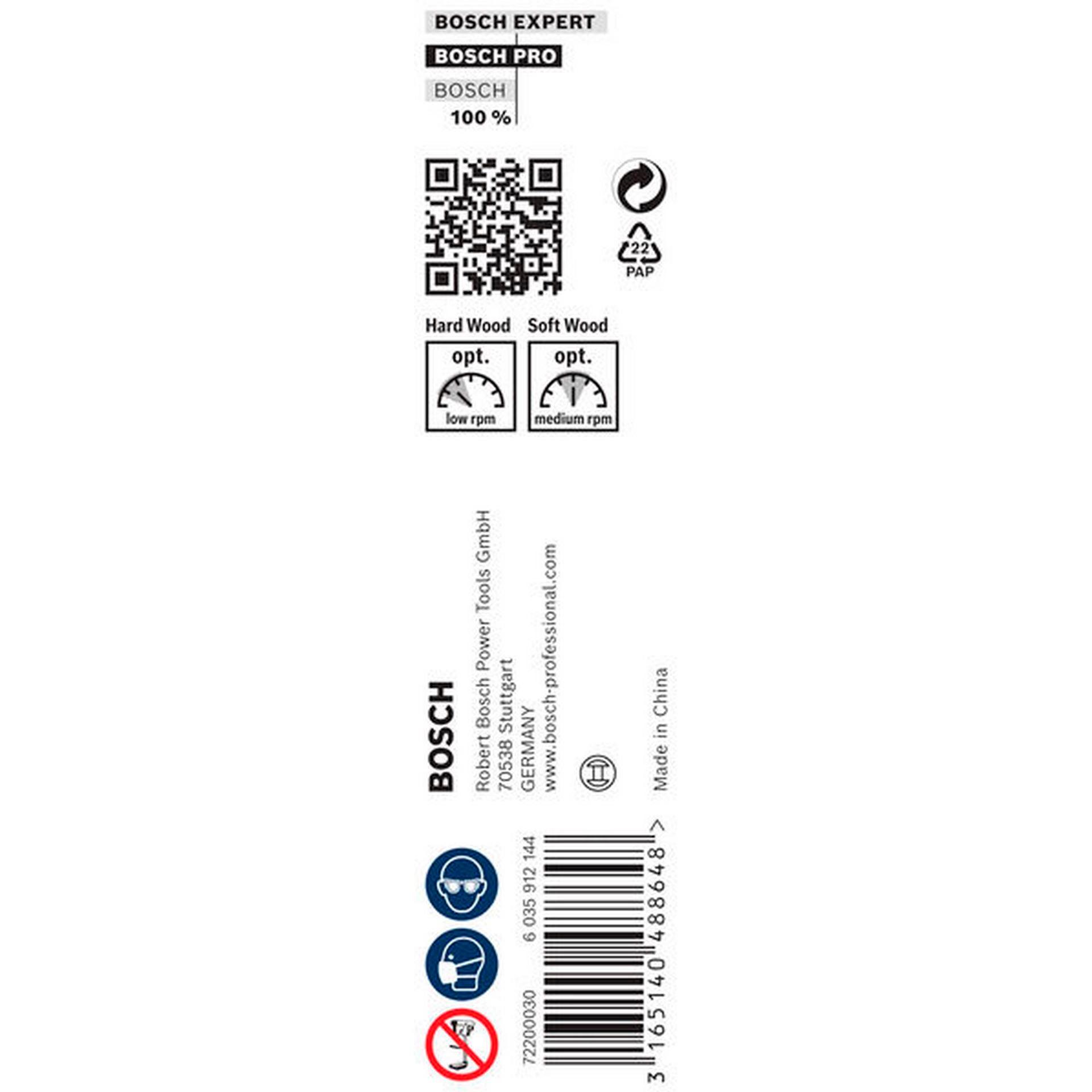 Bosch PRO Wood Holzschlangenbohrer, 6 x 95 x 160 mm #2608585694