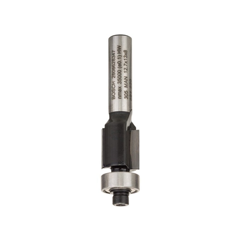 Bosch PRO Bündigfräser mit unterem Kugellager, D 12,7 mm, L 13 mm, S 8 mm #2608628347