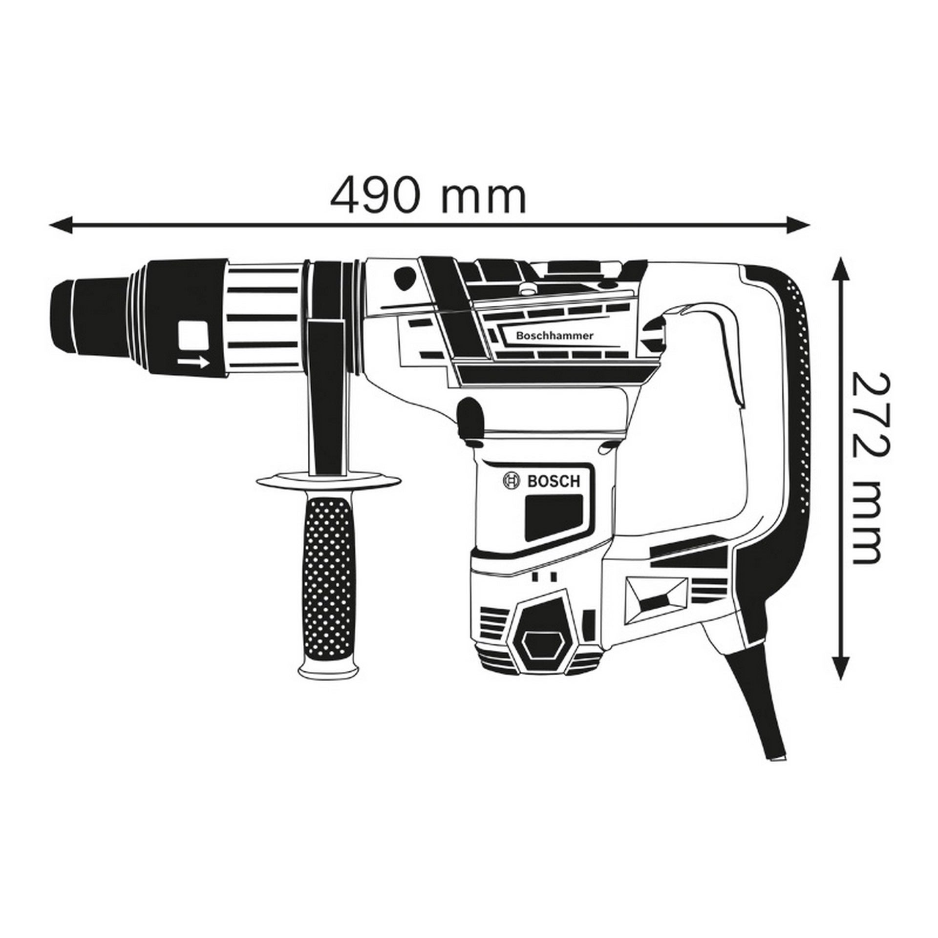 Bosch Bohrhammer mit SDS max GBH 5-40 D #0611269001