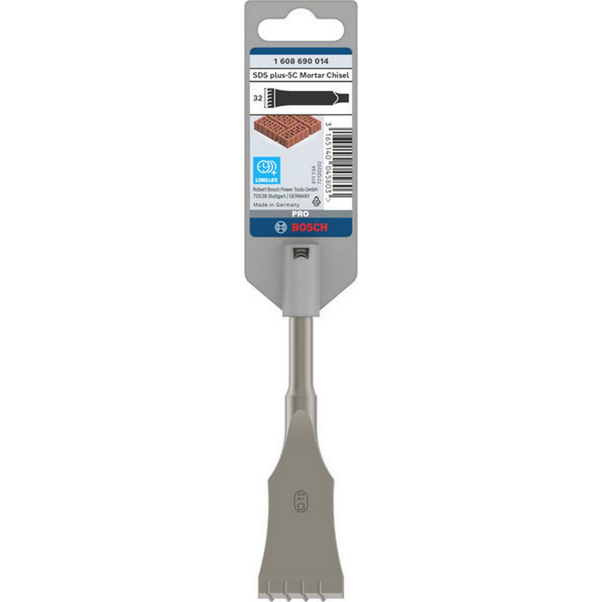 Bosch PRO SDS plus-5C Mörtelmeißel mit Carbide-Spitze, 32 x 130 mm #1608690014