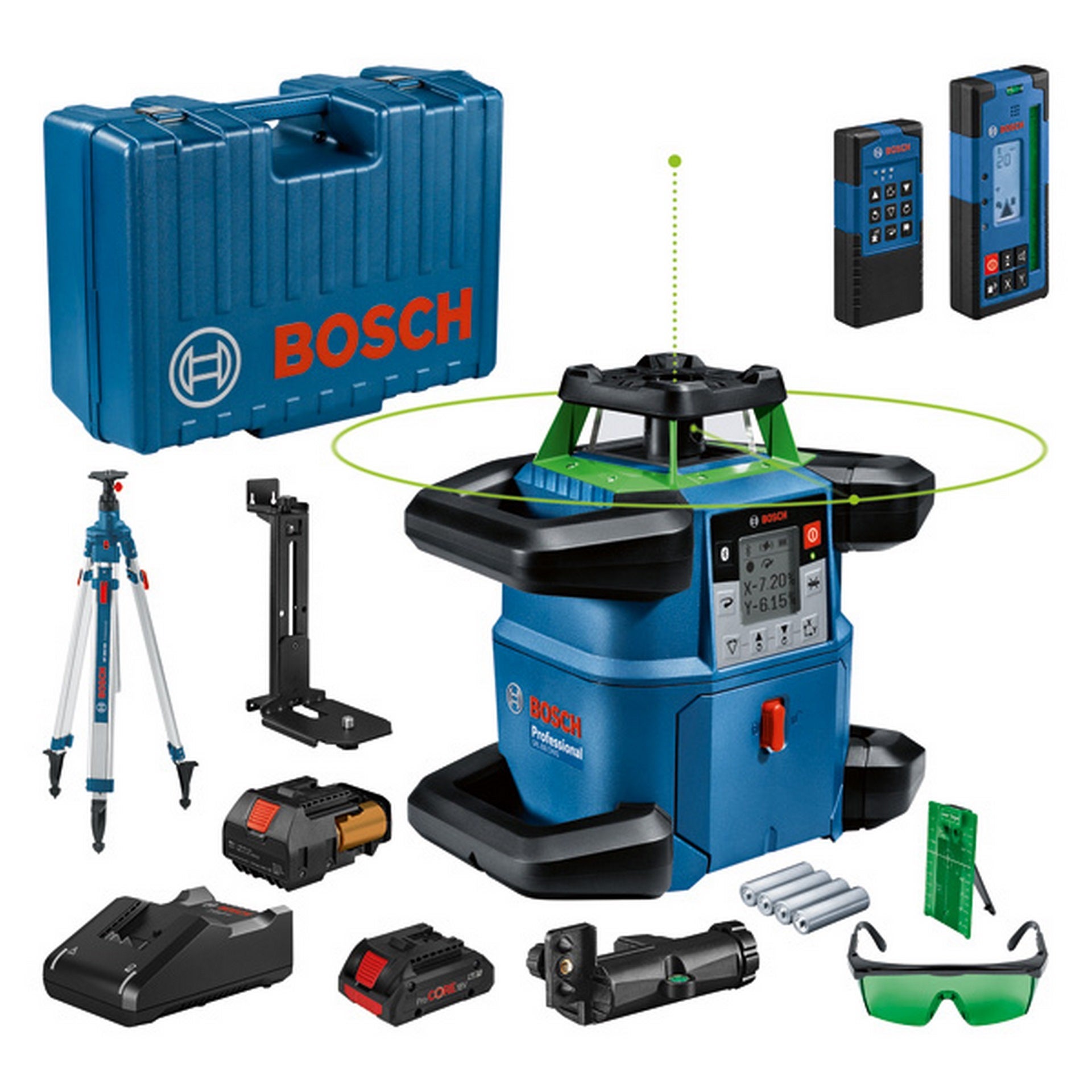 Bosch Rotationslaser GRL 650 CHVG mit Baustativ BT 300 HD #06159940PS
