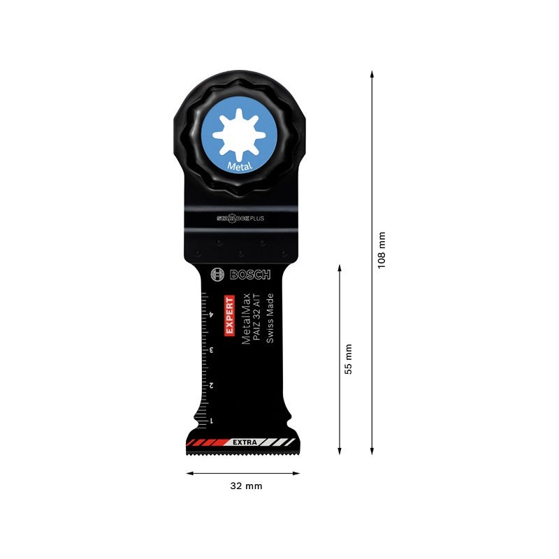 Bosch EXPERT MetalMax PAIZ 32 AIT Tauchsägeblatt, 50x32 mm, 10-tlg. #2608900020