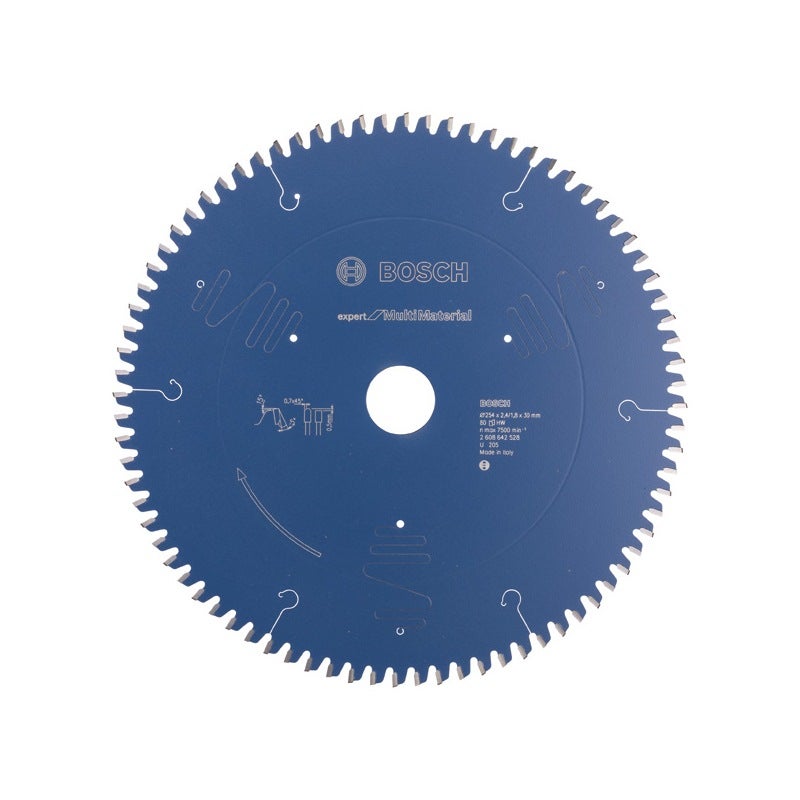 Bosch EXPERT Multi Material Kreissägeblatt, 254x2,4/1,8x30 mm, Z80 #2608642528