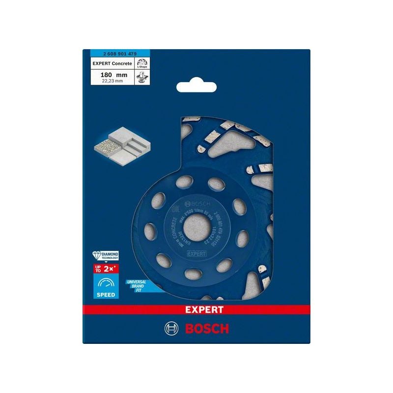 Bosch EXPERT Concrete Topfscheibe, 180x22,23x4,5 mm #2608901479