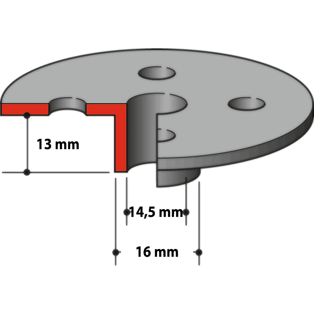 Makita Kopierhülse 14,5 x 16 x 13 mm #344364-5