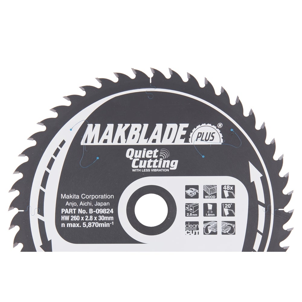 Makita Kreissägeblatt, MAKBLADE PLUS #B-09824