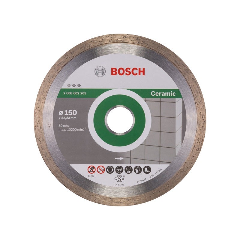 Bosch Ceramic Trennscheibe, 150 x 7 mm, Bohrung 22,23 mm #2608602203