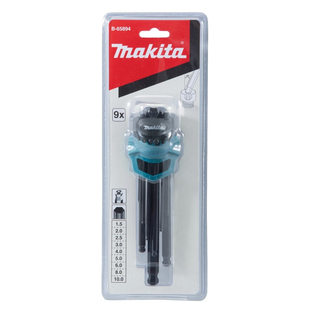 Makita Innensechskantschlüssel - Set 9 tlg. #B-65894