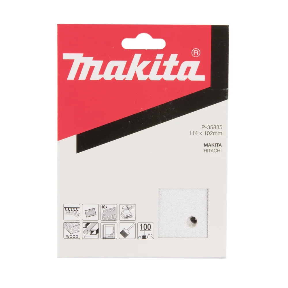 Makita Schleifpapier 114 x 102 mm, K100, 10 Stk. #P-35835
