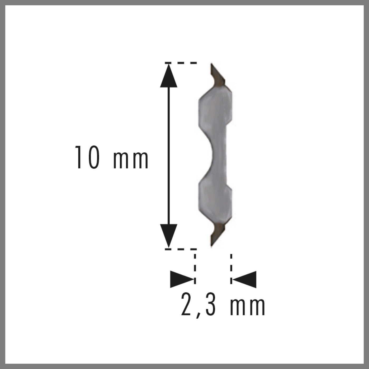 Barke TersoTri Wendemesser TriHSS-M42 260x10x2.3 mm #105040260