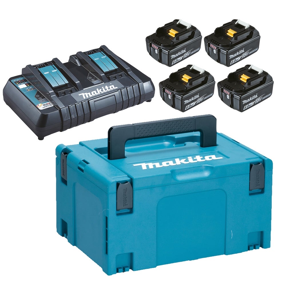 Makita Akku Power Source Kit 4 x 6,0 Ah LXT 18 V 198091-4