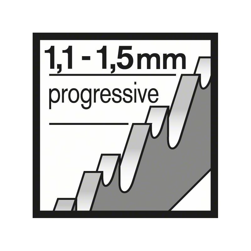 Bosch Stichsägeblatt T 118 A Basic for Metal, 5er-Pack #2608631013