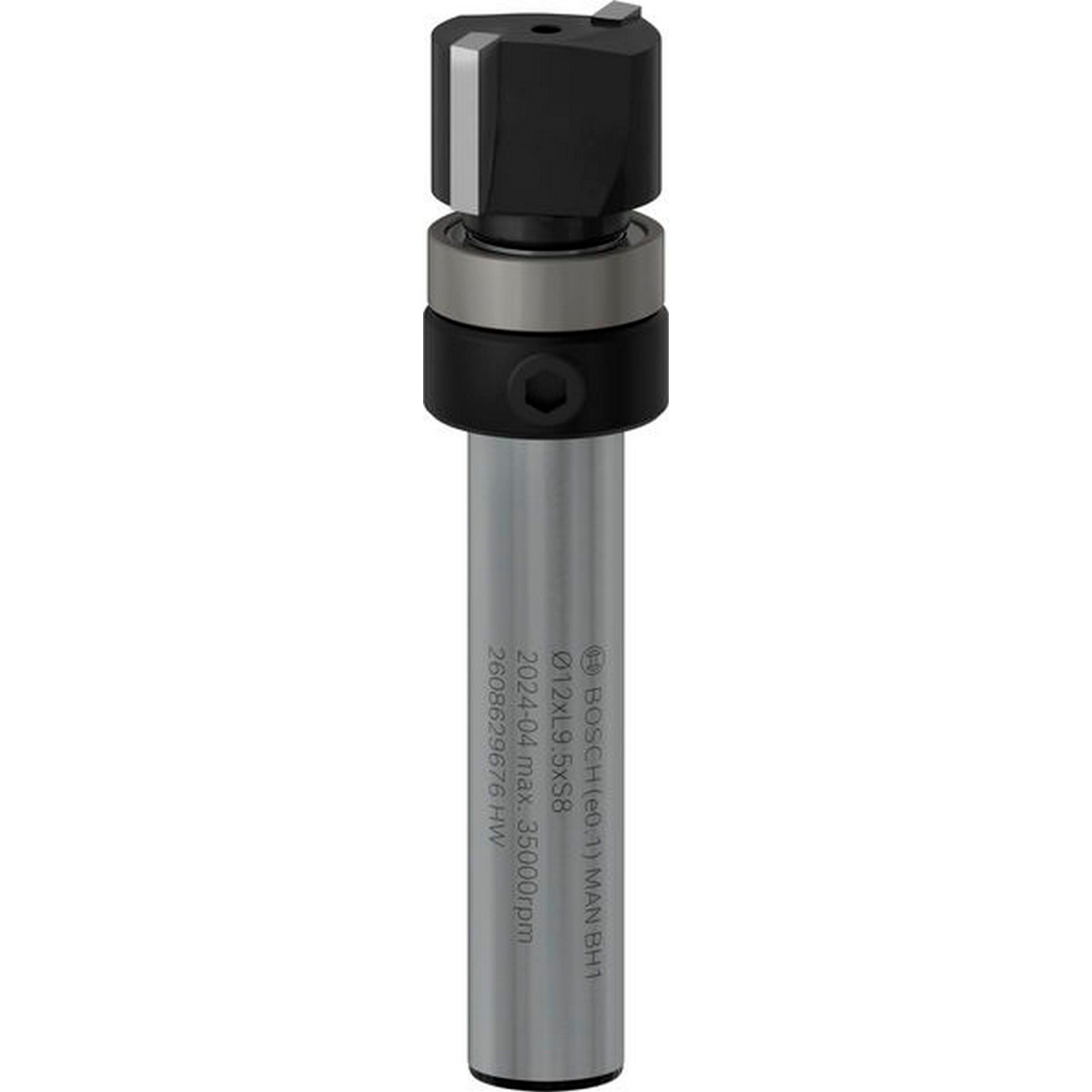 Bosch PRO Bündigfräser mit oberen Kugellager, D 12,7 mm, L 9,5 mm, S 8 mm #2608629676