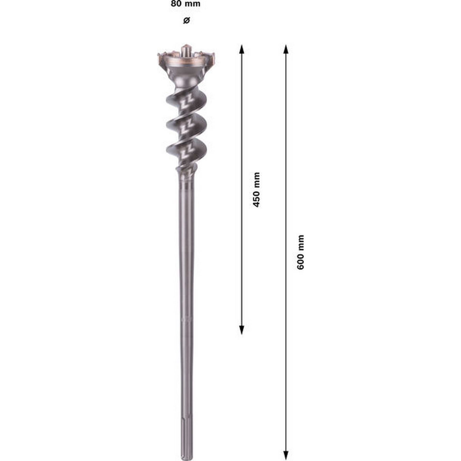 Bosch PRO SDS max-9 Break Through Bohrer, 80 x 450 x 600 mm #1618596461