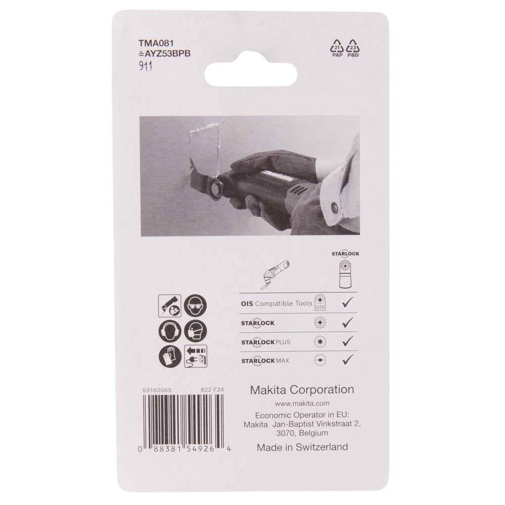 Makita Eintauchsägeblatt BiM, 53 mm, TMA081 #B-69777