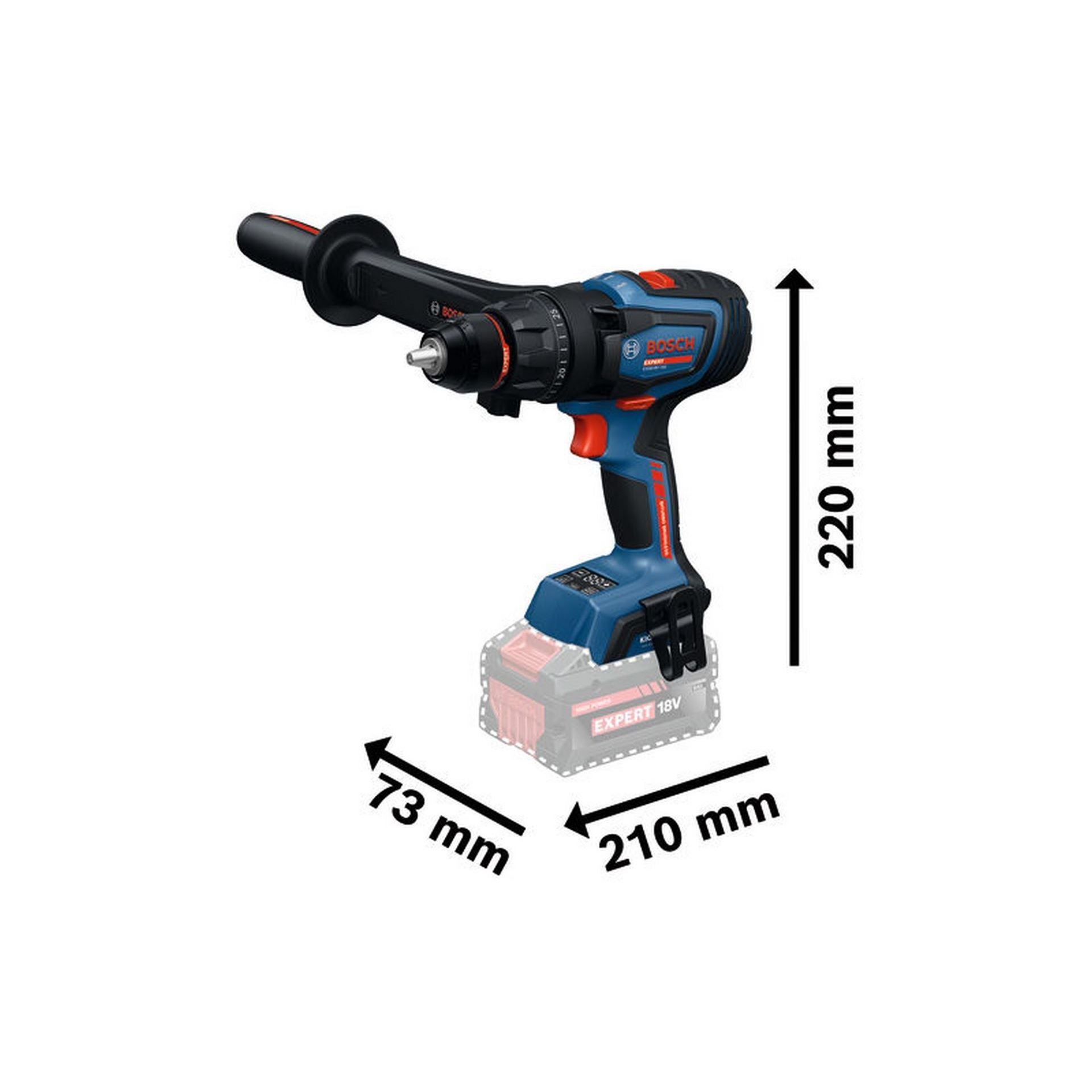 Bosch Akku-Schlagbohrschrauber EXSB18V-150 #06019R3203
