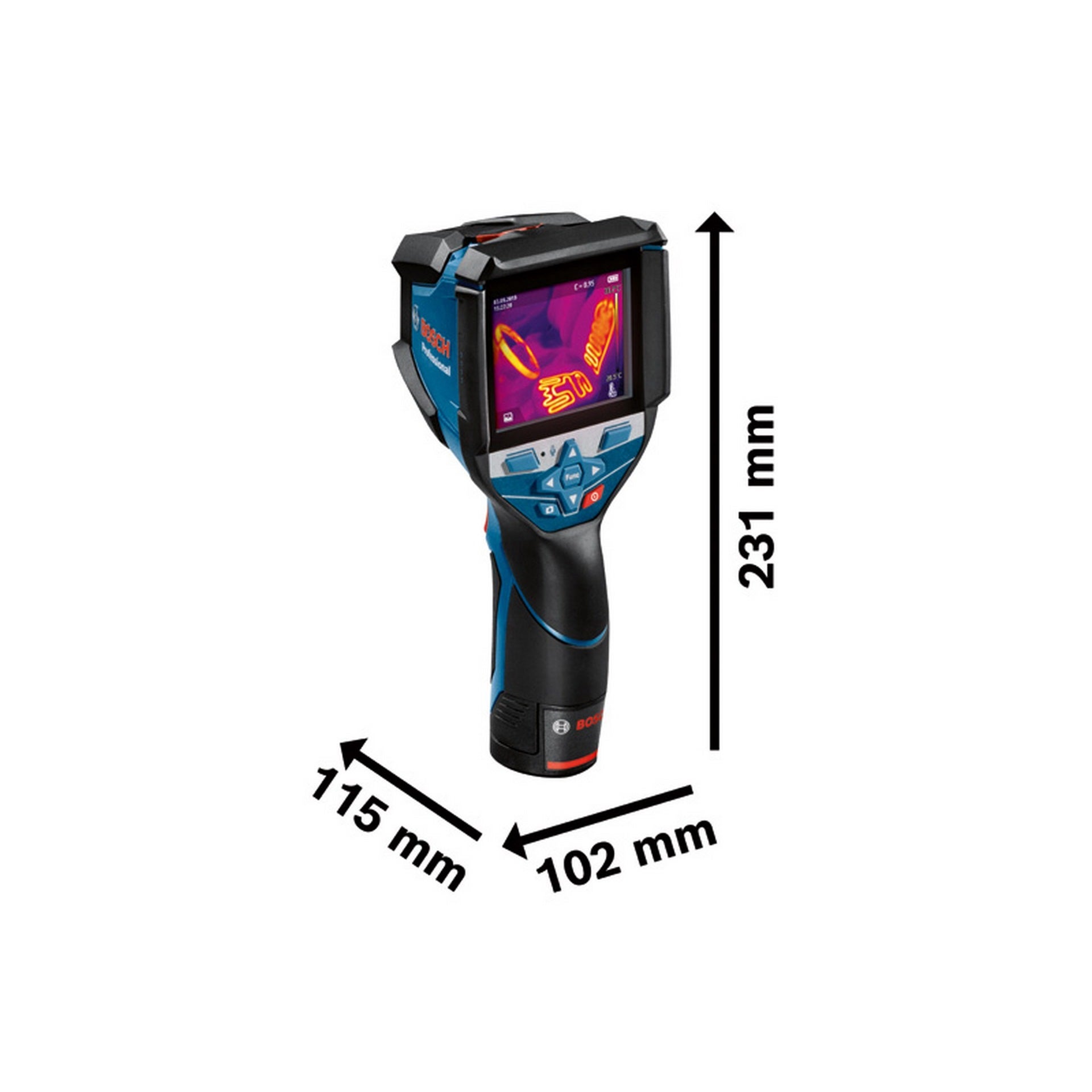 Bosch Wärmebildkamera GTC 600 C, 1 x Akku GBA 12V 2.0Ah in L-BOXX #0601083500