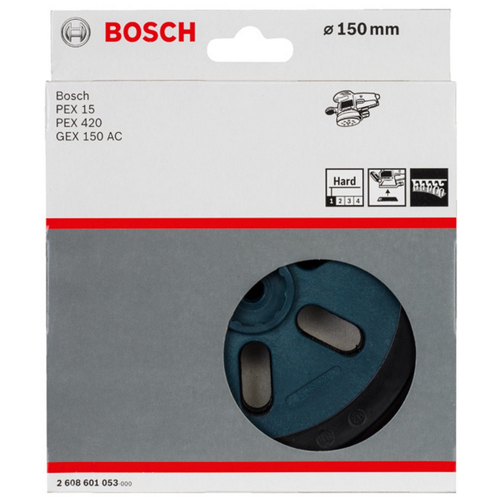 Bosch PRO Schleifteller, hart, 150 mm #2608601053