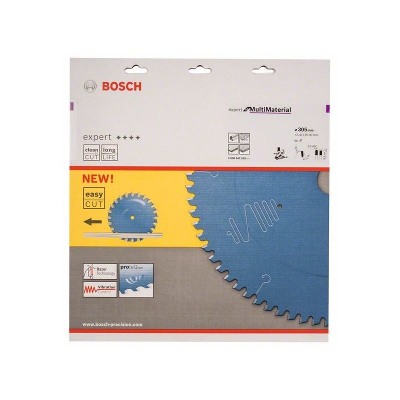 Bosch EXPERT Multi Material Kreissägeblatt, 305x2,4/1,8x30 mm, Z96 #2608642529