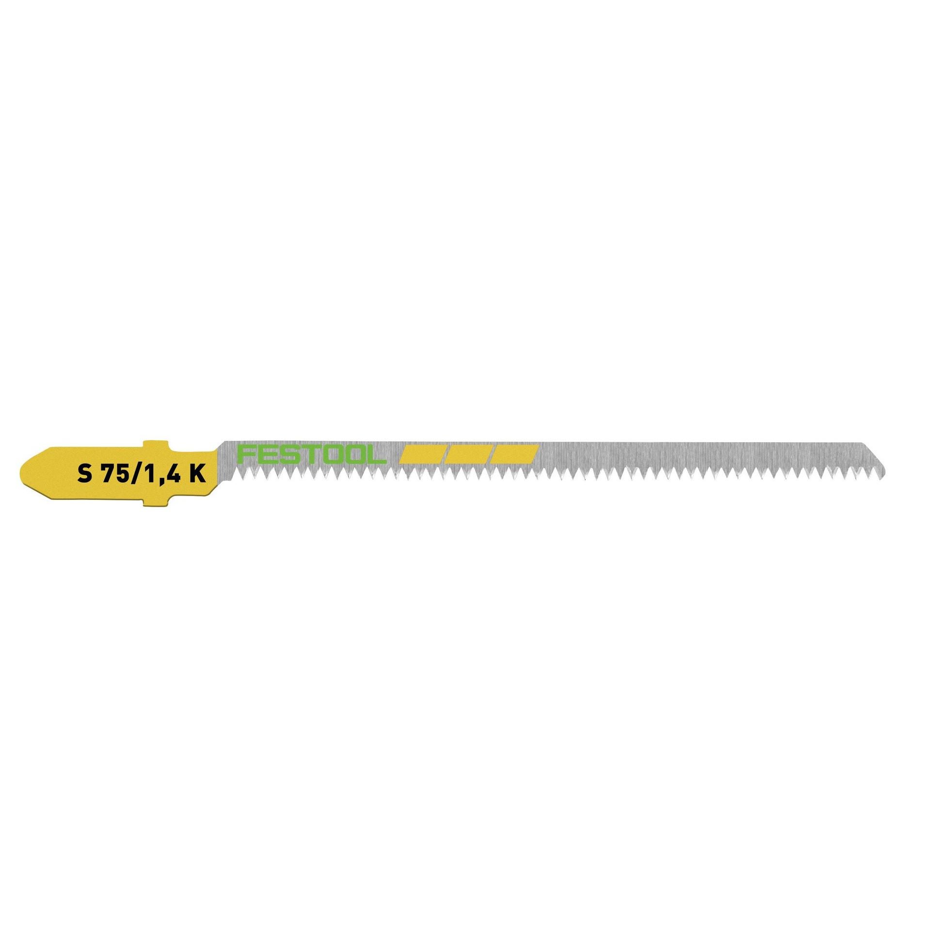 Festool Stichsägeblatt WOOD CURVES S 75/1,4 K/5 #204267