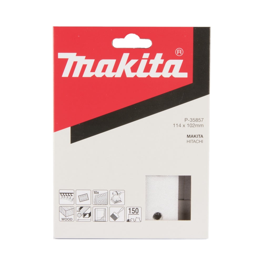 Makita Schleifpapier 114 x 102 mm, K150, 10 Stk. #P-35857