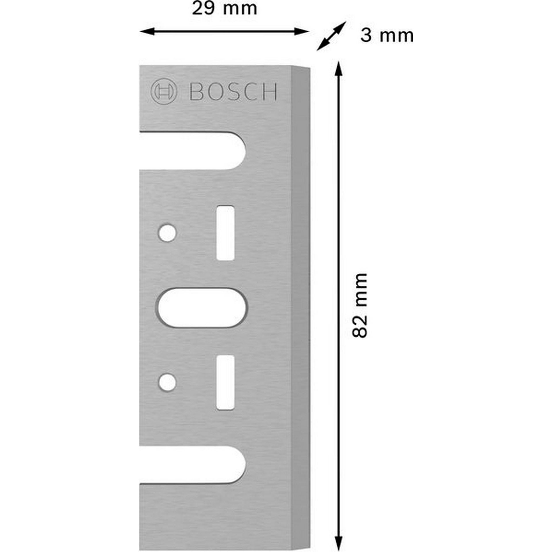 Bosch PRO Hobelmesser, 82 x 29 x 3 mm, 2 Stk #2608635905