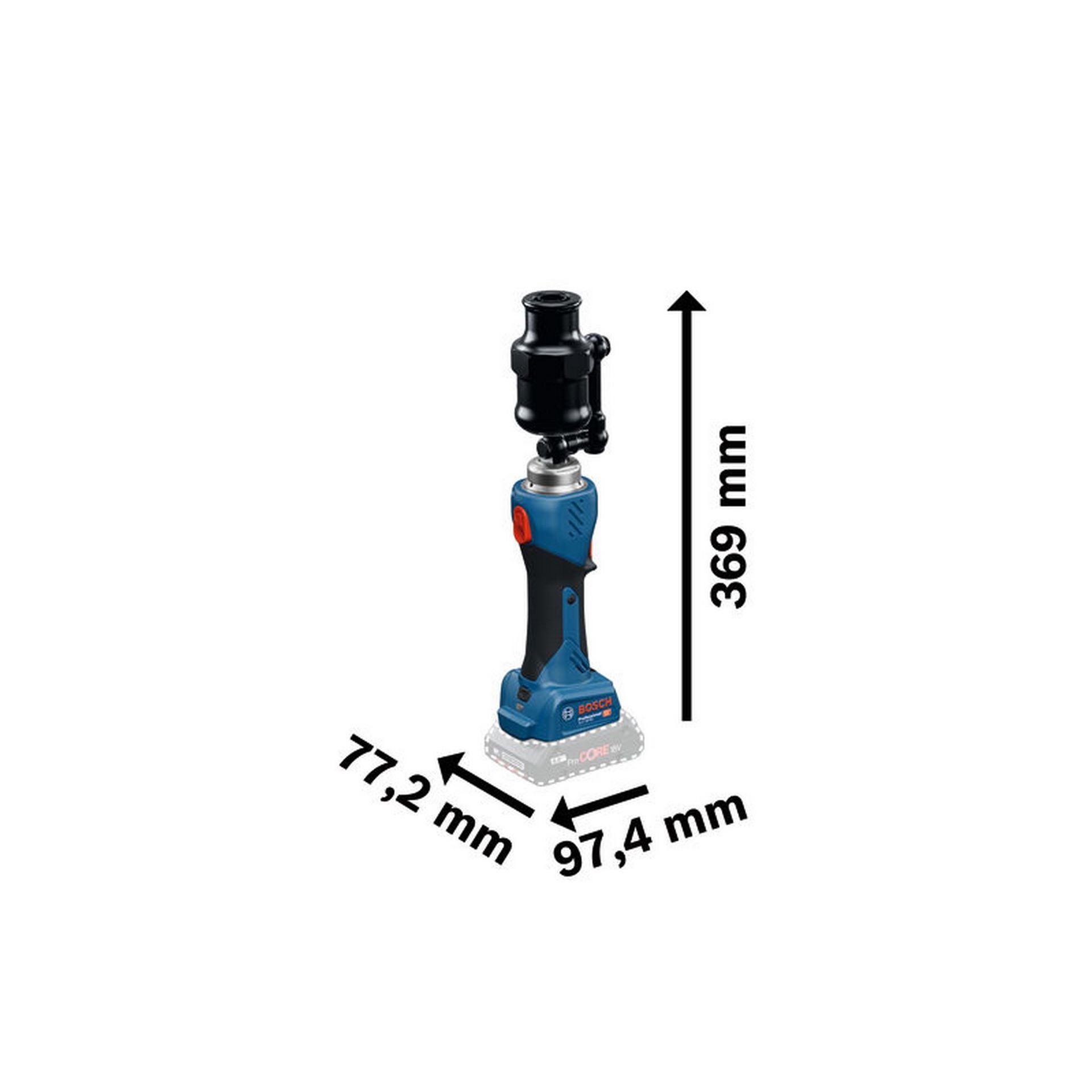 Bosch Akku-Hydraulisches Stanzwerkzeug GLH 18V-60 in XL-BOXX #06019P0200