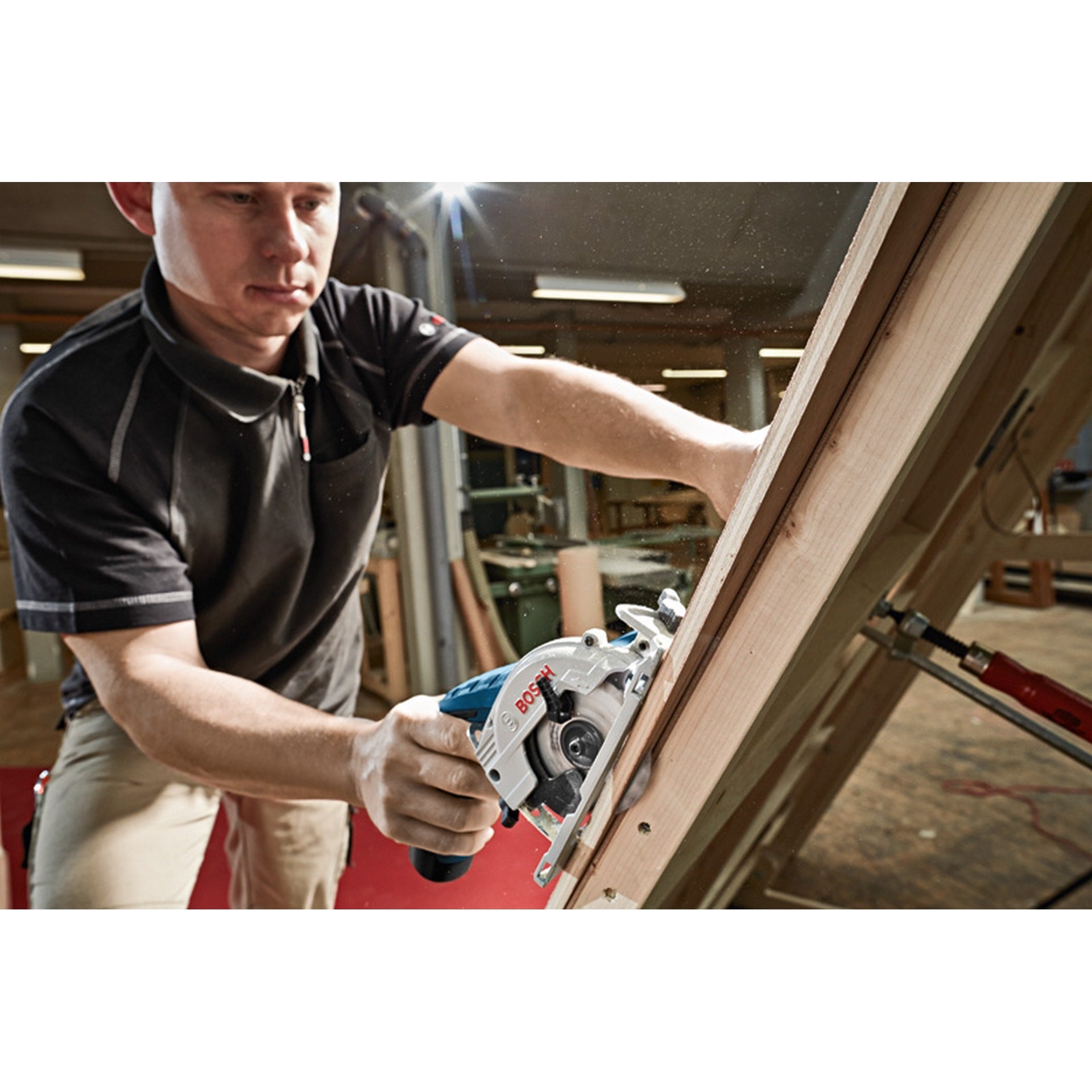 Bosch Akku-Kreissäge GKS 12V-26, 2 x Akku GBA 12V 3.0Ah in L-BOXX #06016A1005