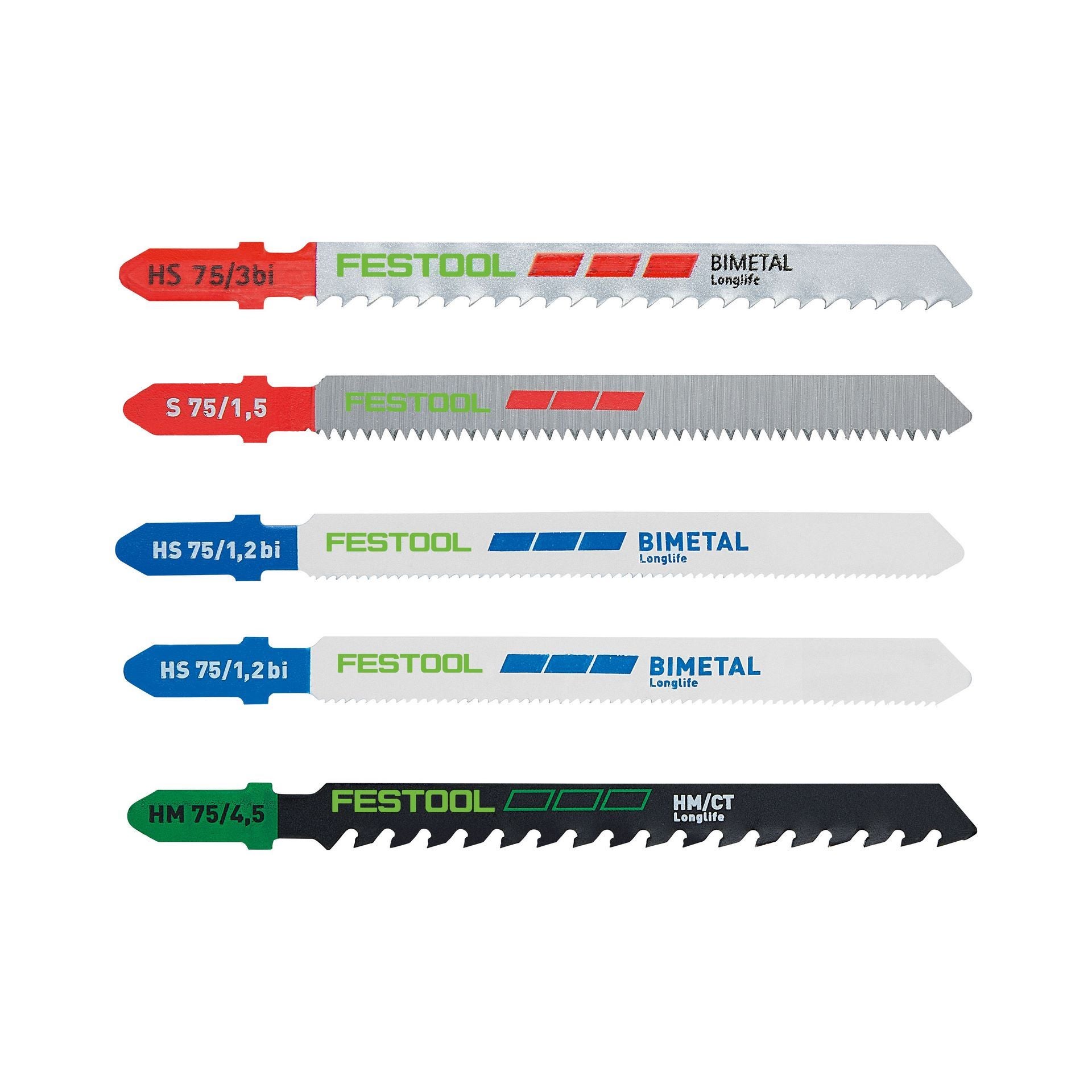 Festool Stichsägeblatt-Set STS-Sort/21 P/M/B #578072