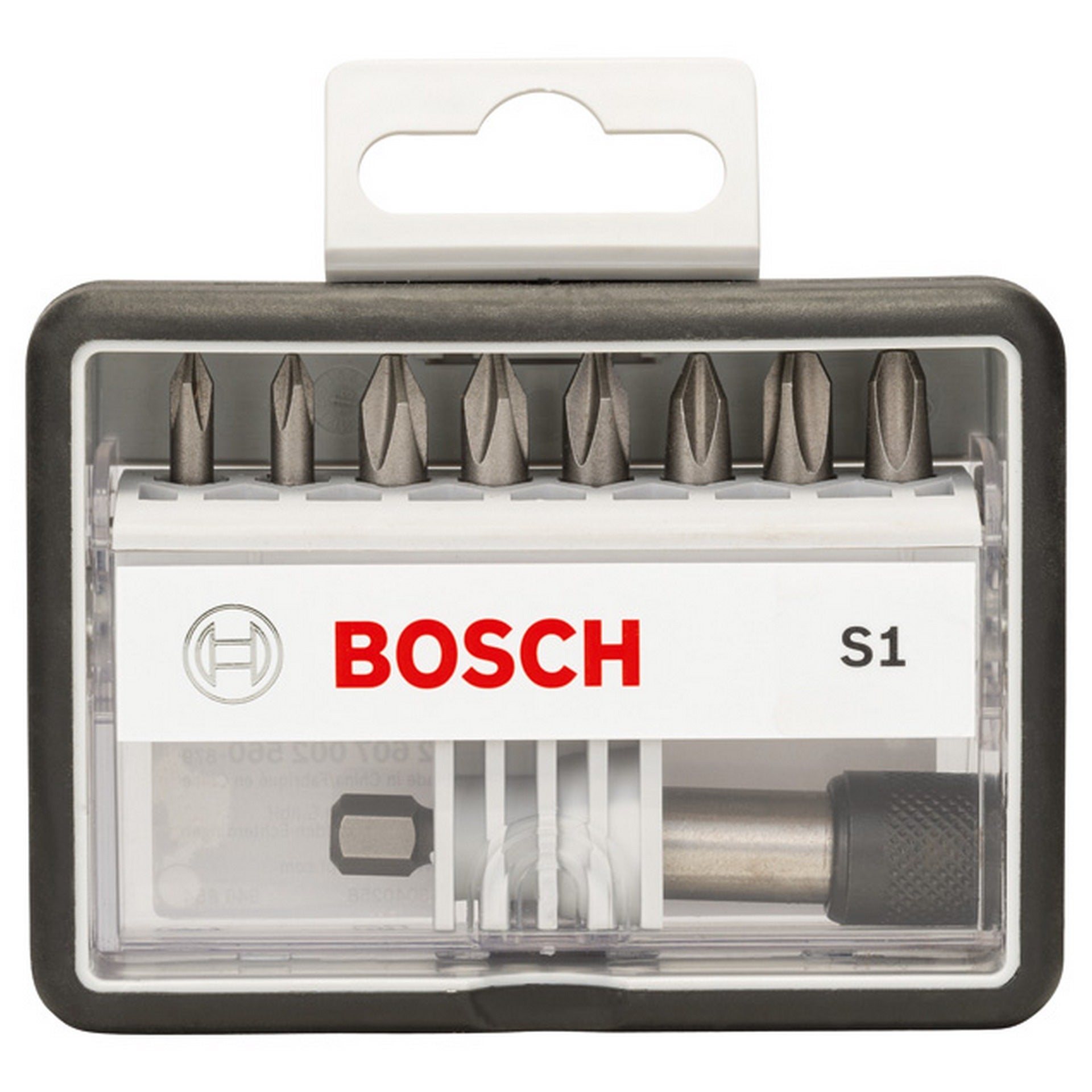 Bosch 8+1-tlg. Schrauberbit-Set, Robust Line, S PH, Extra Hard-Ausführung #2607002560