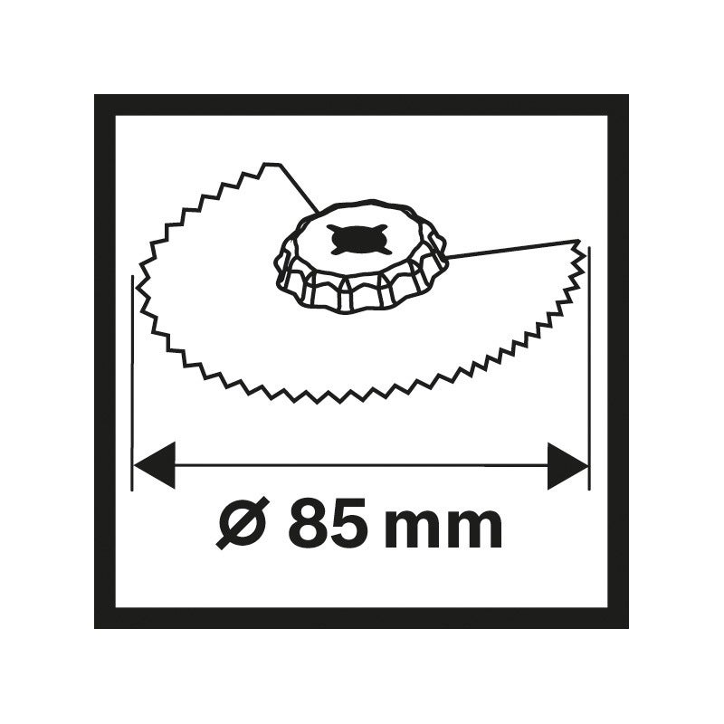 Bosch HCS Segmentsägeblatt ACZ 85 EC Wood, 85 mm, 1er-Pack #2608661643