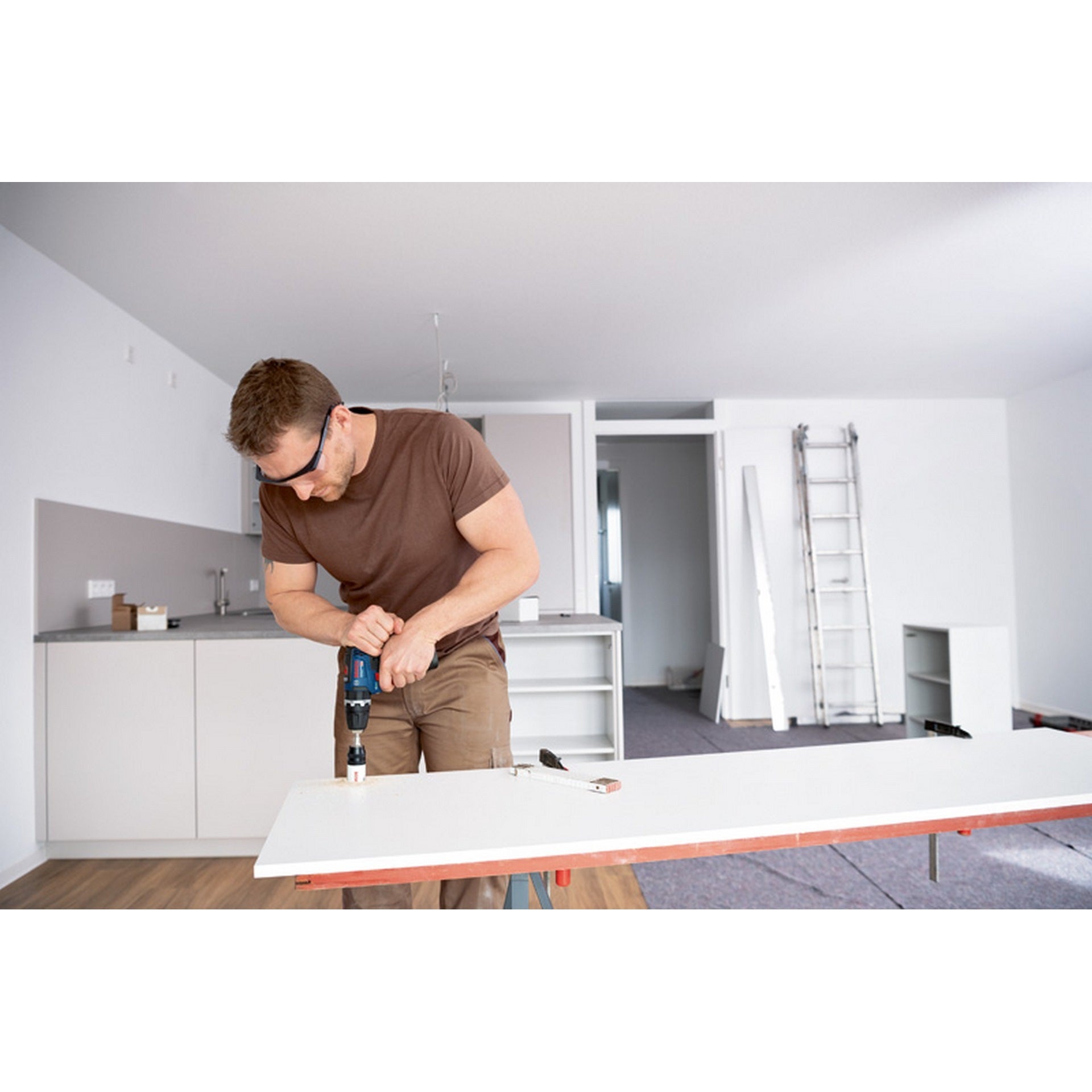 Bosch Akku-Schlagbohrschrauber GSB 12V-35, 2 x Akku GBA 12V 3.0Ah in L-BOXX #06019J9000