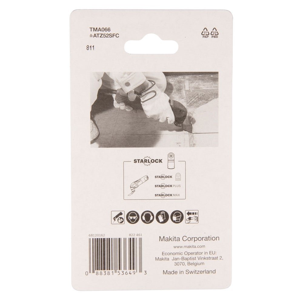Makita Schaber flexibel HCS, 52 x 40 mm, TMA066 #B-64995