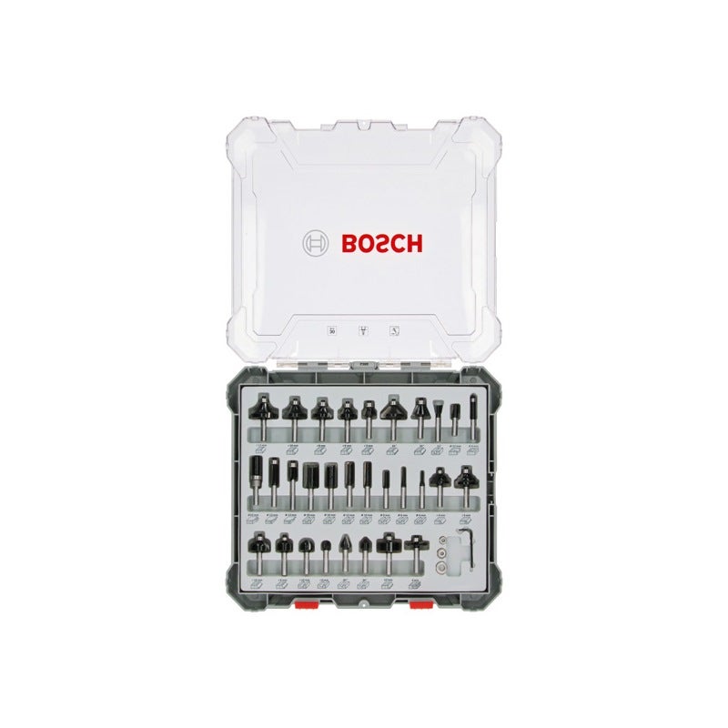 Bosch PRO Fräser-Set, gemischt, Schaft 8 mm, 30-tlg. #2607017475