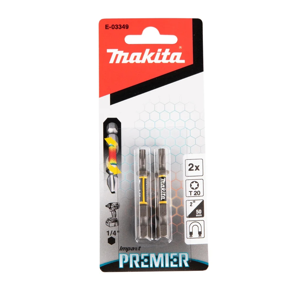 Makita Impact Premier Bits T20 50 mm #E-03349